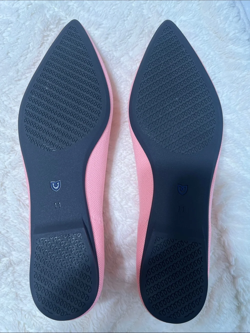 Rothy’s The Point II Flats – Carnation Pink – Size 11 NIB